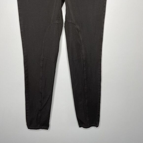 BANANA REPUBLIC Pants Women 2 Skinny Brown 8" Rise Riding Viscose-Cotton Stretch - Picture 3 of 9
